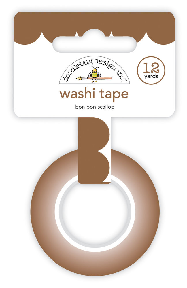 Doodlebug Design Bon Bon Scallop Washi Tape (7705) (DISCONTINUED) Doodlebug Design Bon Bon Scallop Washi Tape (7705) (DISCONTINUED)
