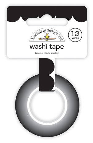 Doodlebug Design Beetle Black Scallop Washi Tape (7706) (DISCONTINUED) Doodlebug Design Beetle Black Scallop Washi Tape (7706) (DISCONTINUED)