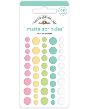 Doodlebug Design Retro Assortment Matte Sprinkles (7347) (DISCONTINUED)