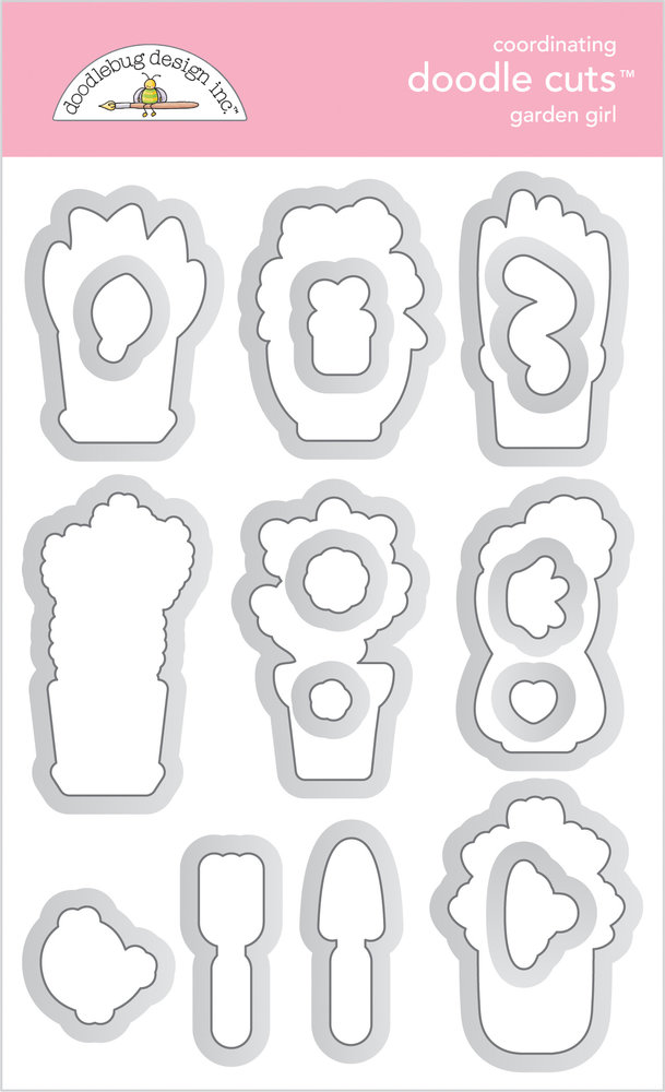 Doodlebug Design Garden Girl Doodle Cuts (7365) (OUTLET)
