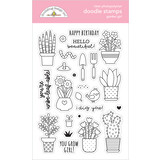 Doodlebug Design Garden Girl Doodle Stamps (7364) (DISCONTINUED)
