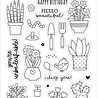 Doodlebug Design Garden Girl Doodle Stamps (7364) (OUTLET)