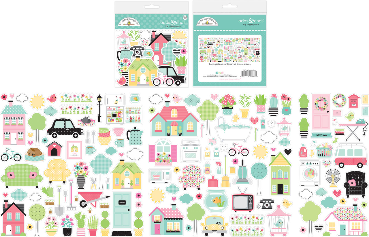 Doodlebug Design My Happy Place Odds & Ends (7367) (DISCONTINUED) Doodlebug Design My Happy Place Odds & Ends (7367) (DISCONTINUED)