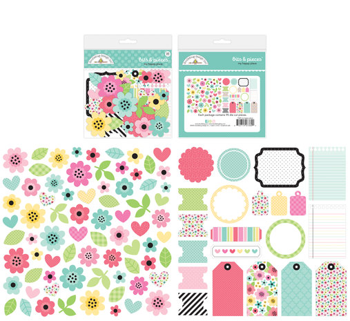 Doodlebug Design My Happy Place Bits & Pieces (7369) (OUTLET)