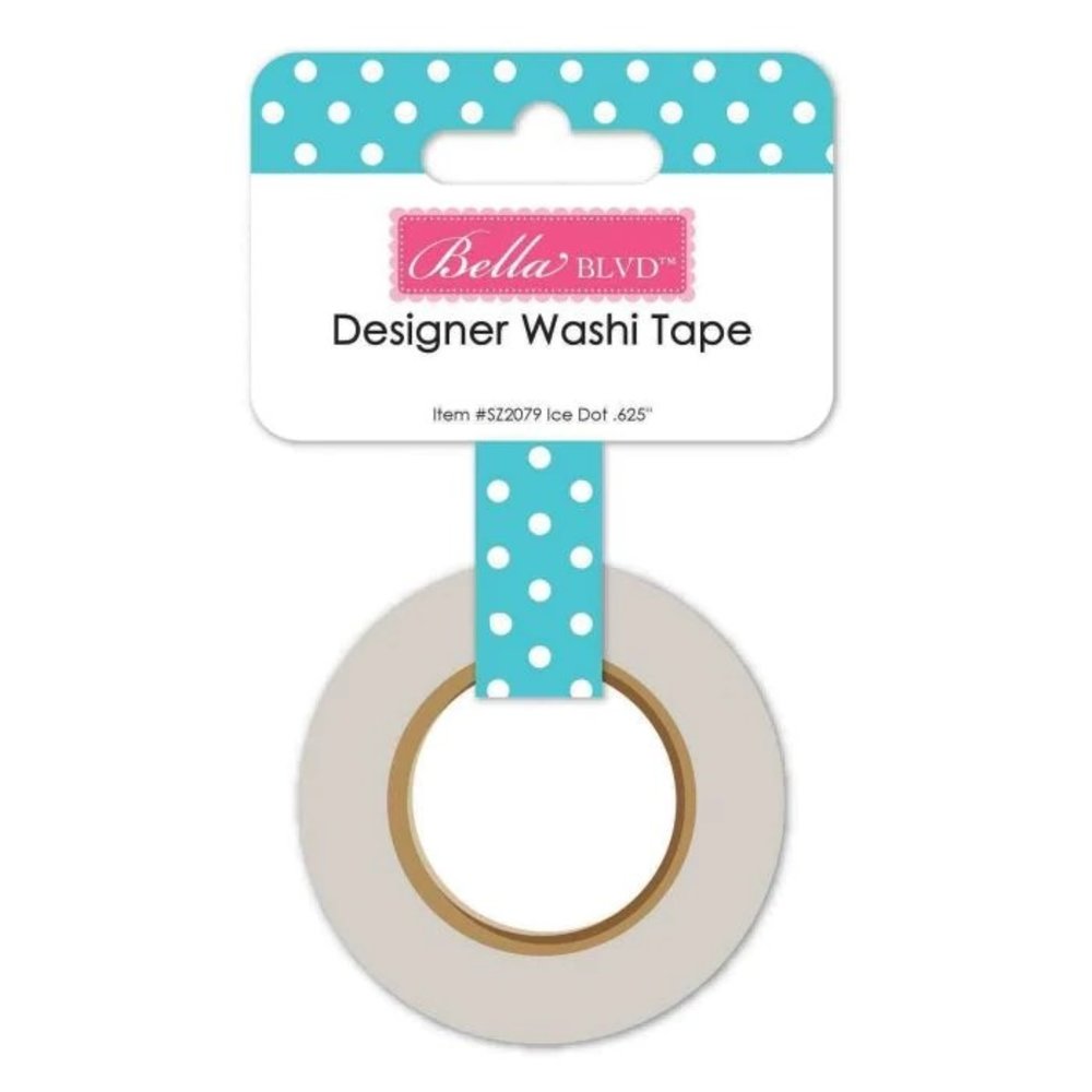 Bella BLVD Ice Dot .625" Washi Tape (BB2079) (DISCONTINUED) Bella BLVD Ice Dot .625" Washi Tape (BB2079) (DISCONTINUED)