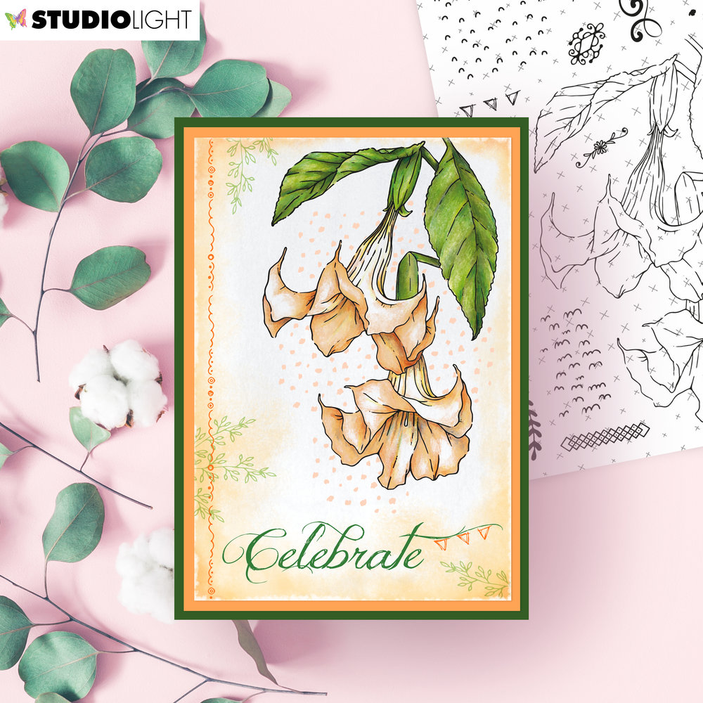 Studio Light Angel's Trumpet Clear Stamps (SL-ES-STAMP154) (OUTLET) Studio Light Angel's Trumpet Clear Stamps (SL-ES-STAMP154) (OUTLET)