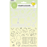 Studio Light Sweet Stories Stamp & Die Chicks and Eggs (SL-SS-SCD36) (OUTLET)