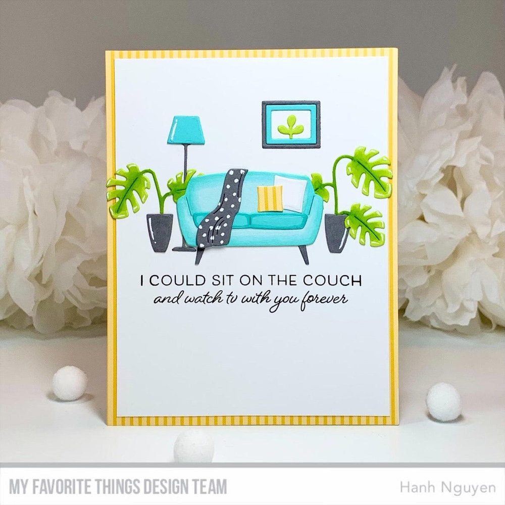 My Favorite Things Couch Potato Clear Stamps (CS-688) (OUTLET)