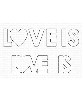 My Favorite Things Love Is Love Shadows Die-namics (MFT-2303) (OUTLET)