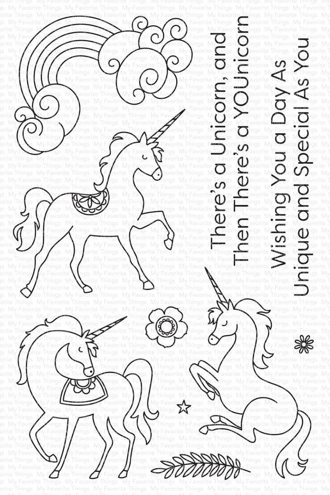 My Favorite Things YOUnicorn Clear Stamps (CS-664) (OUTLET) My Favorite Things YOUnicorn Clear Stamps (CS-664) (OUTLET)