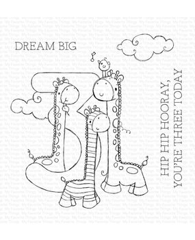 My Favorite Things Number Fun 3 Clear Stamps (RAM-035) (OUTLET)