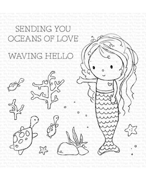 My Favorite Things Oceans of Love Clear Stamps (RAM-034) (OUTLET)