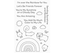 My Favorite Things Rainbow Critters Clear Stamps (CS-672)