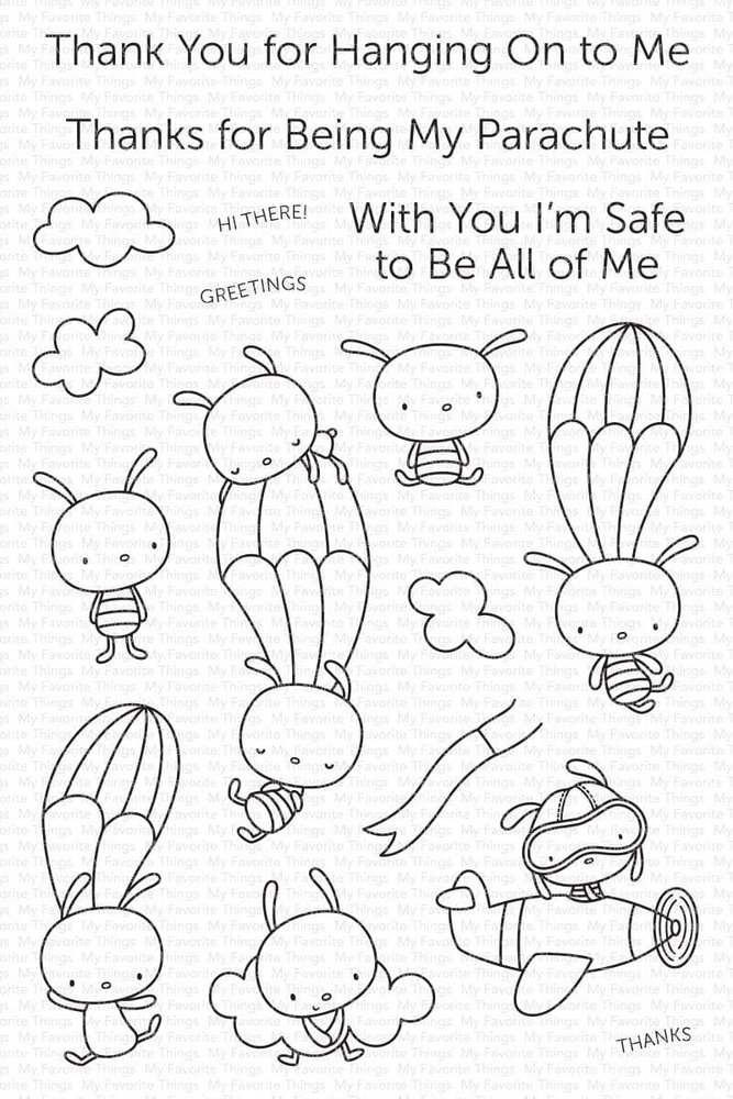 My Favorite Things Parachute Pals Clear Stamps (CS-682) (OUTLET) My Favorite Things Parachute Pals Clear Stamps (CS-682) (OUTLET)