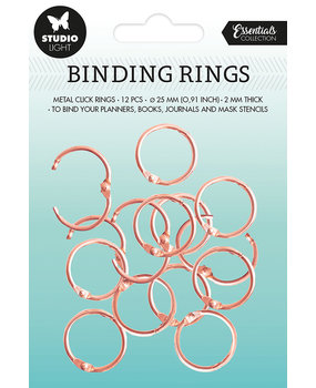 Studio Light Binding Rings Rose Gold (12pcs) (SL-ES-RING04) (BASIC) Studio Light Binding Rings Rose Gold (12pcs) (SL-ES-RING04) (BASIC)