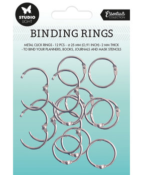 Studio Light Binding Rings Silver (12pcs) (SL-ES-RING03) (BASIC) Studio Light Binding Rings Silver (12pcs) (SL-ES-RING03) (BASIC)