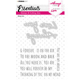 Studio Light Always Love Stamp & Die (SL-ES-SCD38) (OUTLET)