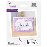 Gemini Fancy Sentiment Stamp & Die Special Friend (GEM-STD-FS-SPFR) (DISCONTINUED)