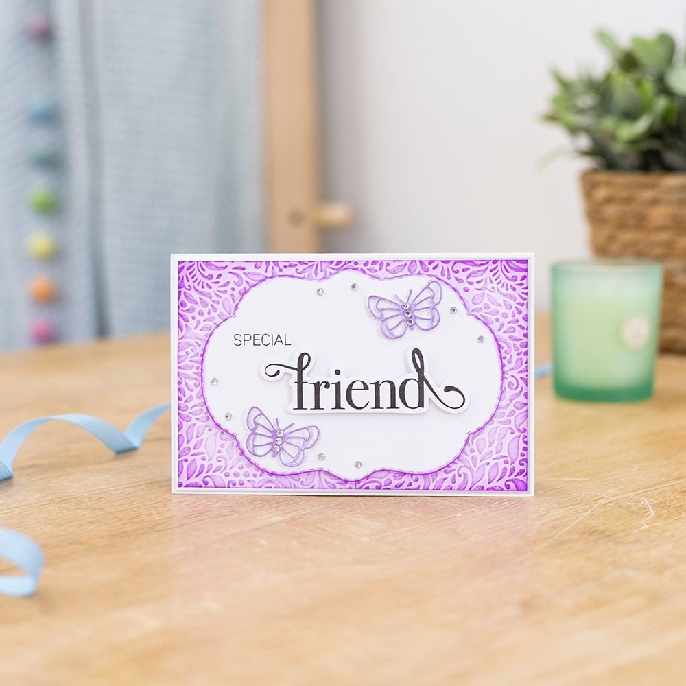 Gemini Fancy Sentiment Stamp & Die Special Friend (GEM-STD-FS-SPFR) (DISCONTINUED)