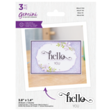 Gemini Fancy Sentiment Stamp & Die Hello You (GEM-STD-FS-HEYO) (DISCONTINUED)