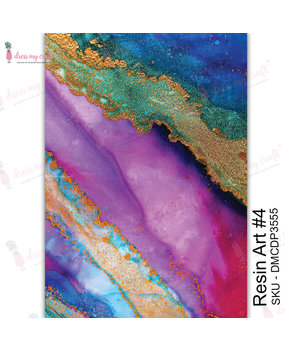 Dress My Craft Transfer Me Resin Art #4 (DMCDP3555) (OUTLET)