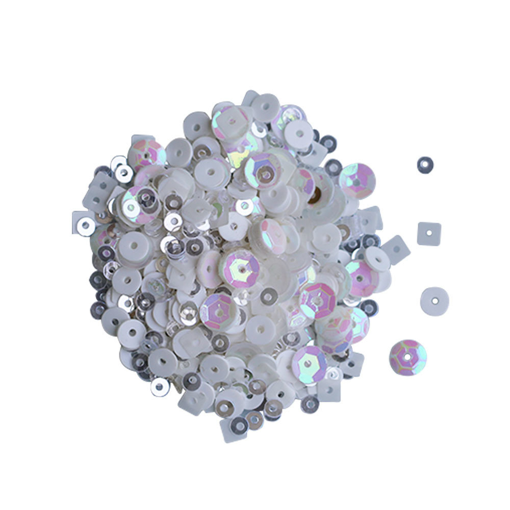 Dress My Craft Sequins White Sunshine 25g (DMCS3195) (OUTLET)