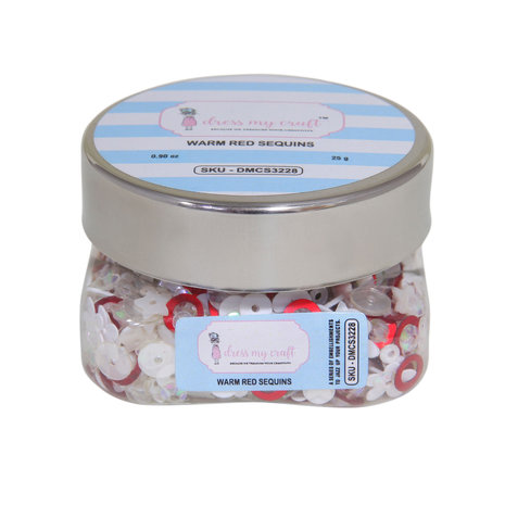 Dress My Craft Sequins Warm Red 25g (DMCS3228) (OUTLET) Dress My Craft Sequins Warm Red 25g (DMCS3228) (OUTLET)