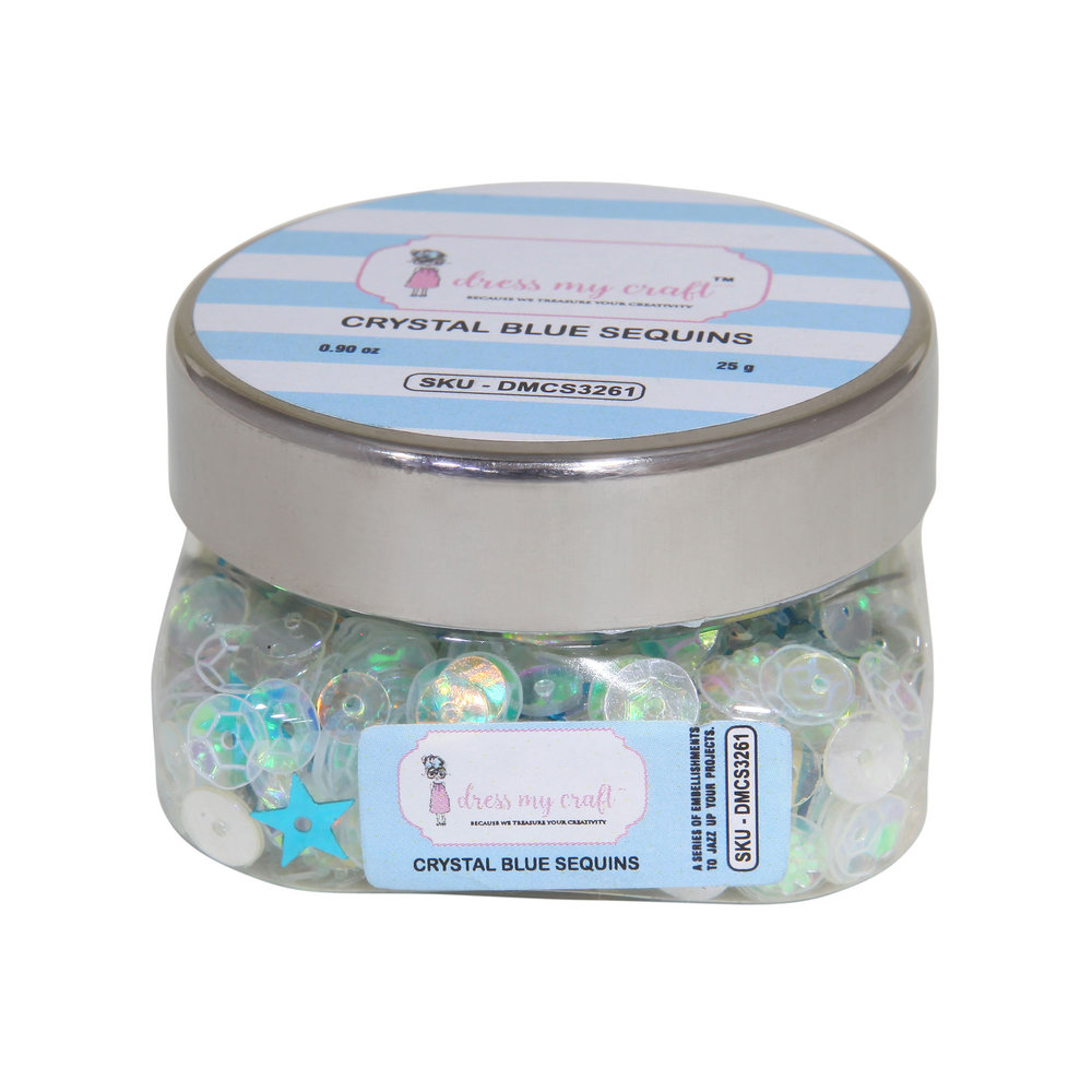 Dress My Craft Sequins Crystal Blue 25g (DMCS3261) (OUTLET)