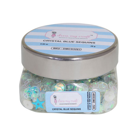 Dress My Craft Sequins Crystal Blue 25g (DMCS3261) (OUTLET)