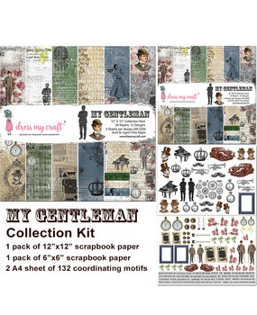 Dress My Craft My Gentleman Collection Kit (DMCP2476) (OUTLET)