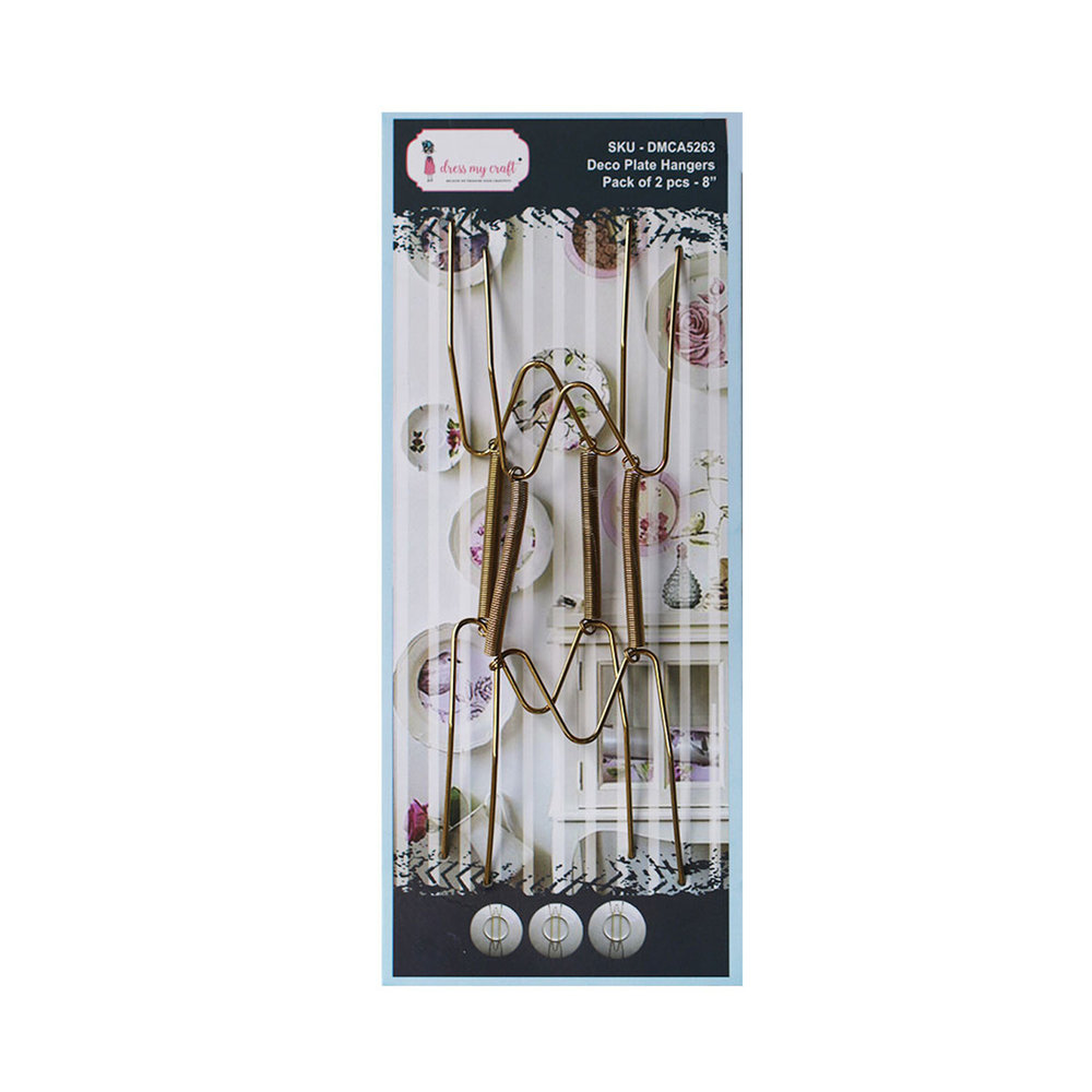 Dress My Craft Deco Plate Hangers 8 Inch (2pcs) (DMCA5263) (OUTLET) Dress My Craft Deco Plate Hangers 8 Inch (2pcs) (DMCA5263) (OUTLET)