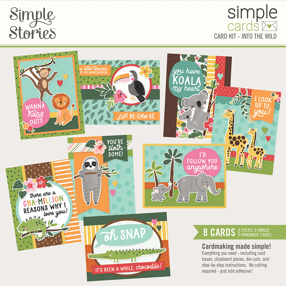 Simple Stories Simple Cards Kit Into the Wild (17628) (DISCONTINUED)