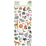 Simple Stories Into the Wild Puffy Stickers (17622) (DISCONTINUED)