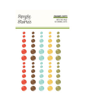 Simple Stories Into the Wild Enamel Dots (17624) (OUTLET)
