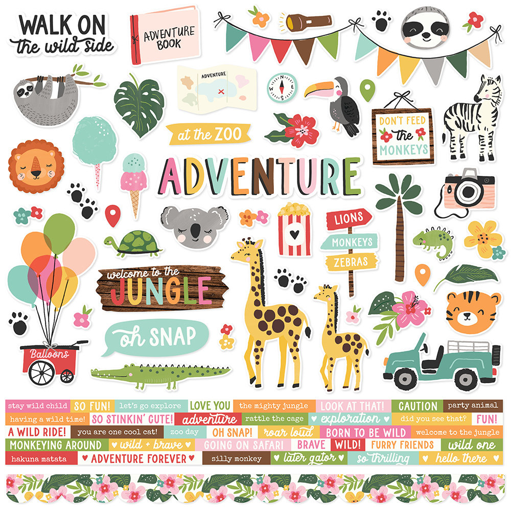 Simple Stories Into the Wild Collection Kit (17600) (DISCONTINUED)