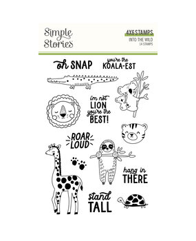 Simple Stories Into the Wild Clear Stamps (17615) (OUTLET)
