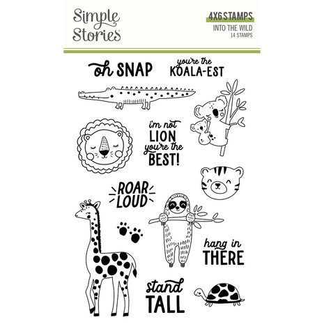 Simple Stories Into the Wild Clear Stamps (17615) (DISCONTINUED)