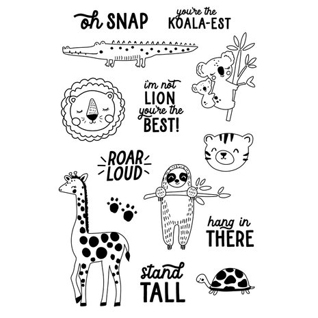 Simple Stories Into the Wild Clear Stamps (17615) (DISCONTINUED)