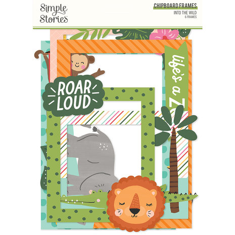 Simple Stories Into the Wild Chipboard Frames (17620) (DISCONTINUED)