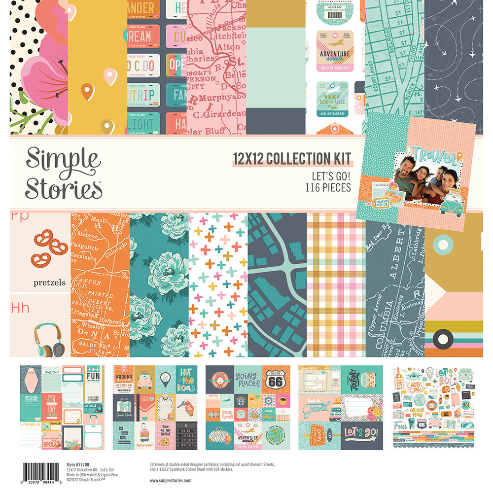 Simple Stories Let's Go! Collection Kit (17700) (OUTLET)