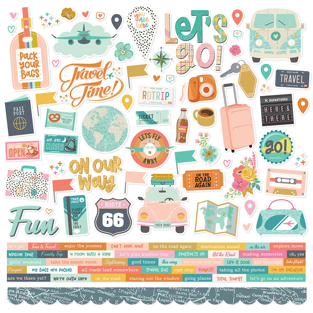 Simple Stories Let's Go! Collection Kit (17700) (OUTLET)