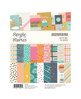 Simple Stories Let's Go! 6x8 Inch Paper Pad (17714) (OUTLET)