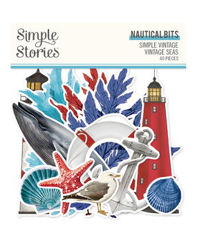 Simple Stories Simple Vintage Vintage Seas Nautical Bits & Pieces (17823) (DISCONTINUED)