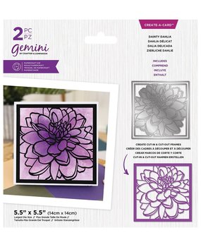 Gemini Framed Floral Create-a-Card Dies Dainty Dahlia (GEM-MD-CAD-TRRO) (DISCONTINUED) Gemini Framed Floral Create-a-Card Dies Dainty Dahlia (GEM-MD-CAD-TRRO) (DISCONTINUED)