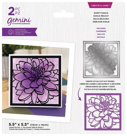 Gemini Framed Floral Create-a-Card Dies Dainty Dahlia (GEM-MD-CAD-TRRO) (DISCONTINUED) Gemini Framed Floral Create-a-Card Dies Dainty Dahlia (GEM-MD-CAD-TRRO) (DISCONTINUED)