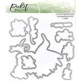 Picket Fence Studios A Hummingbird's Song 6x6 Inch Metal Dies (F-165D) (OUTLET)