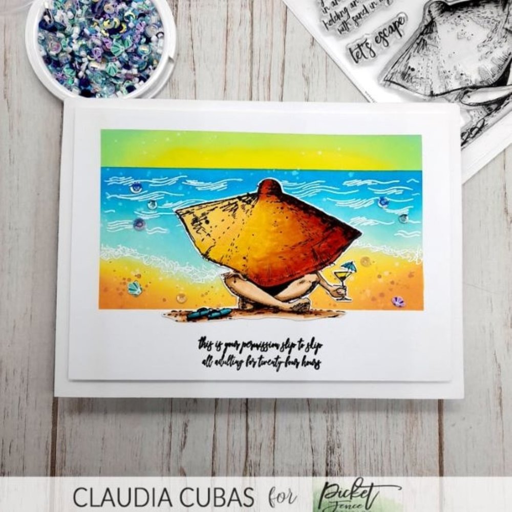 Picket Fence Studios Done Adulting for the Day 4x6 Inch Clear Stamps (OC-123) (OUTLET) Picket Fence Studios Done Adulting for the Day 4x6 Inch Clear Stamps (OC-123) (OUTLET)