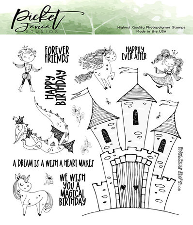 Picket Fence Studios Princessland Dear 6x6 Inch Clear Stamps (D-108) (OUTLET)