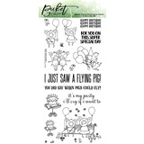 Picket Fence Studios When Birthday Pigs Fly 4x8 Inch Clear Stamps (A-160) (OUTLET)