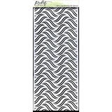Picket Fence Studios Slim Line Moving Air 4x10 Inch Stencil (SC-324) (OUTLET)